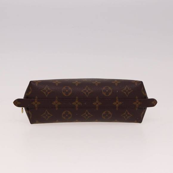 LOUIS VUITTON Monogram Trousse Demi Ronde Cosmetic Pouch M47520 LV Auth 77855 - Picture 6 of 16